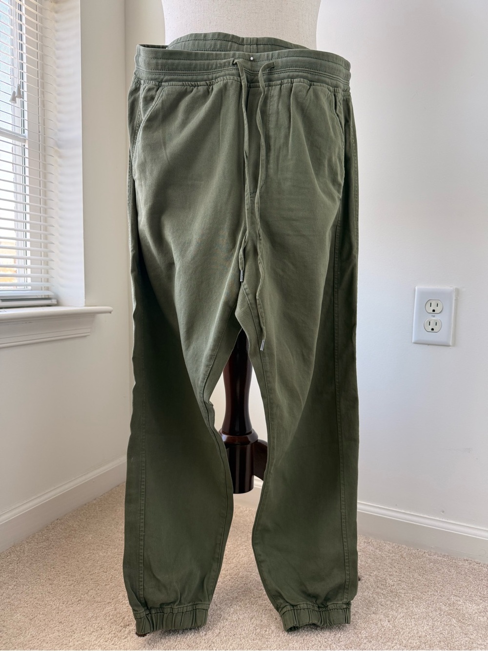 GAP Olive Green Drawstring Joggers